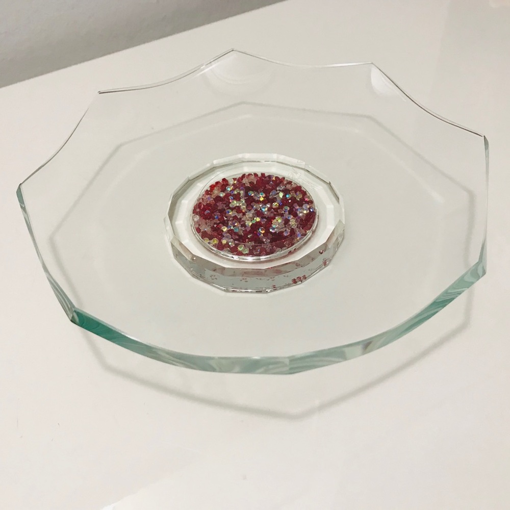 NWB Oleg Cassini Crystal Bowl